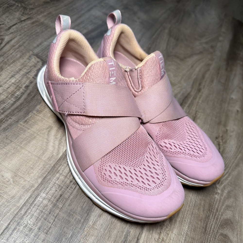 Tiem Slipstream Indoor Cycling Shoes Sneakers Womens Light Pink Size 7